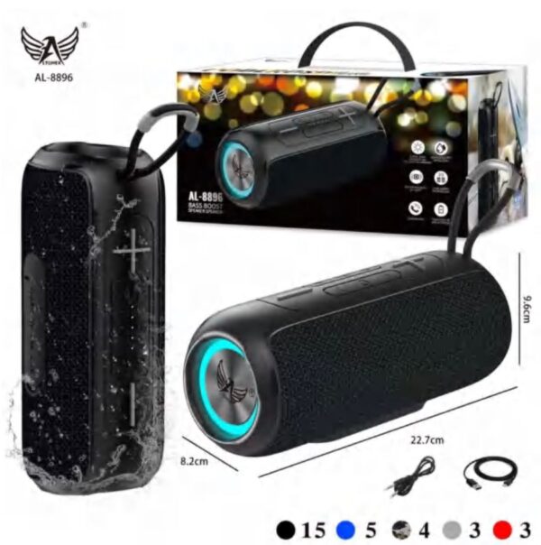 Caixa De Som Bluetooth Resistente Agua Altomex AL 8896 WZH Eletronico