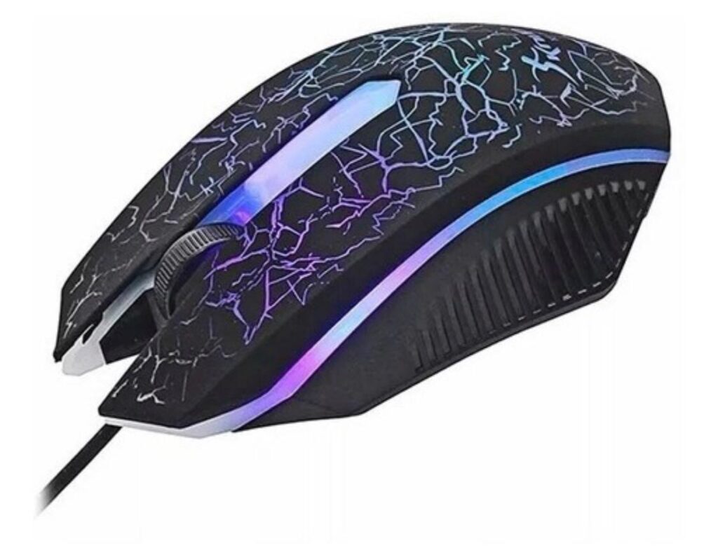 Mouse Gamer Usb Optico Knup Kpv14 Led 7 Cores WZH Eletronico