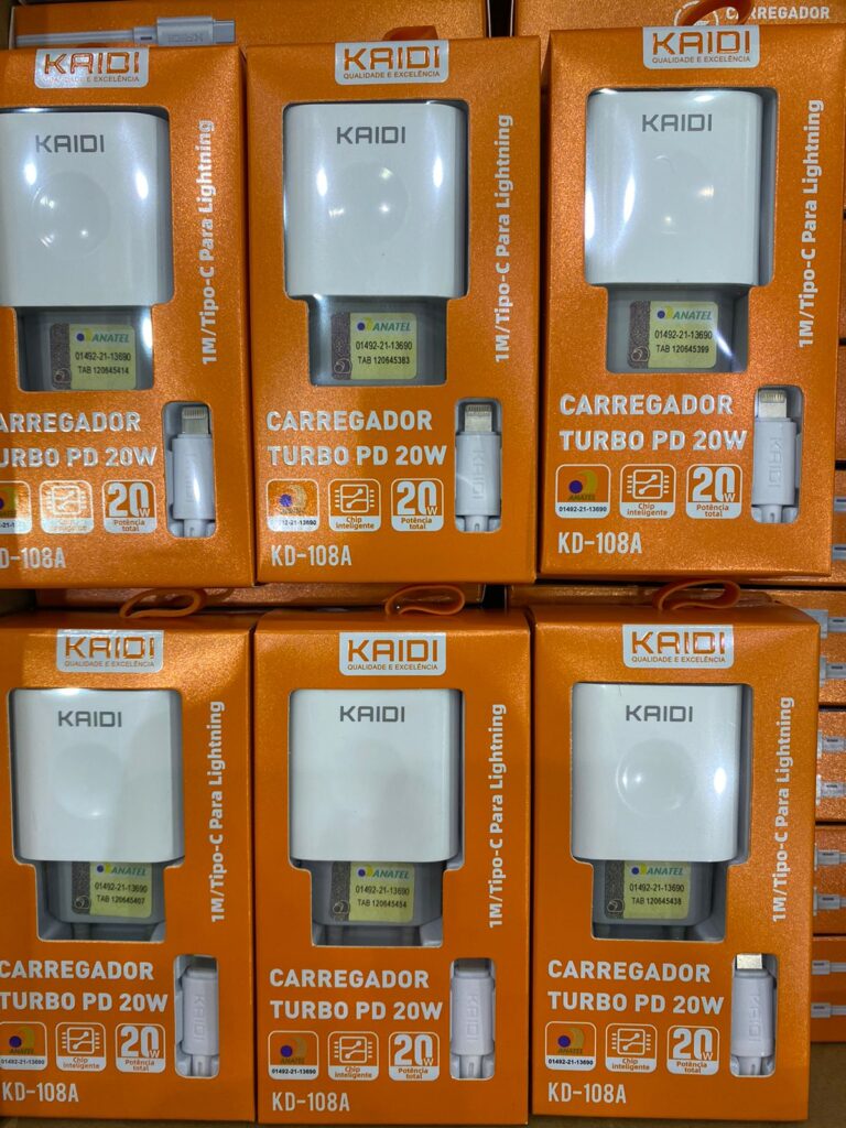 Carregador Kaidi Kd A Fonte Tipo C Para Cabo Iphone M W Wzh