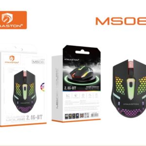 Mouse sem fio bluetooth C/rgb Regarregavel H'maston MS08