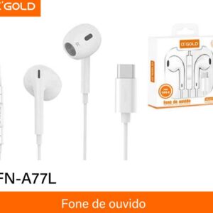 Fone A'gold Com Fio FN-A77L Tipo C