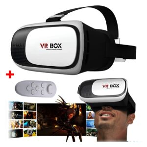 Oculos Vr Box Com Controle Realidade Virtual 3d Bluetooth
