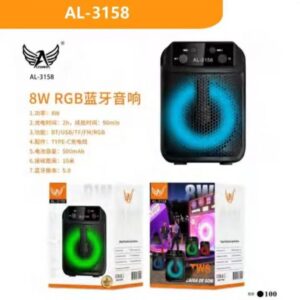Caixa De Som Bluetooth 8W RGB Altomex AL-3158