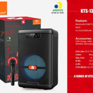 Caixa De Som H'maston KTS-1330 Bluetooth C/microfone