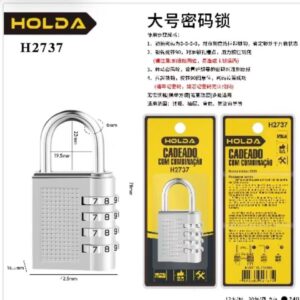 Cadeado De Combinacao Grande 79*12,5*16,5mm HOLDA H2737
