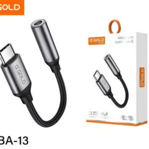 Cabo Adaptador Tipo C Para P2 3.5mm A'gold CBA-13