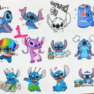 Cartela de adesivos personalizados