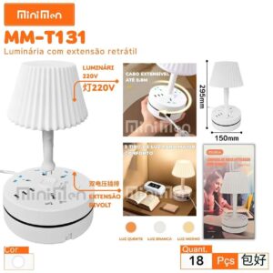 Luminaria Com Extensao Retratil Leon MM-T131