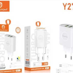 Carregador H’maston Y27-1 V8 2USB 4,8A