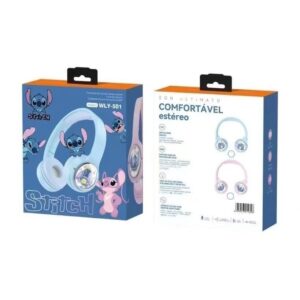 Fone Bluetooth Sem Fio Infantil Stich WLY-501