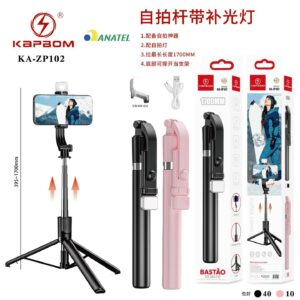 Bastao De Selfie C/tripe Led 1,7m Kapbom KA-ZP102