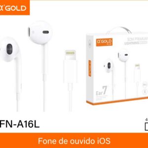 Fone A'gold Com Fio FN-A16L Para Iphone