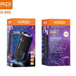 Caixa De Som Bluetooth KAIDI KD-850