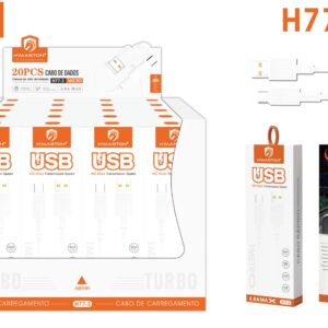 Cabo H’maston H77-3 4,8A 1M Tipo-c