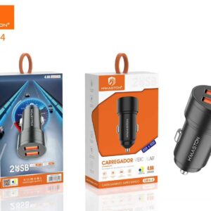 Fonte Veicular H'maston 2usb 4,8A LS04-4