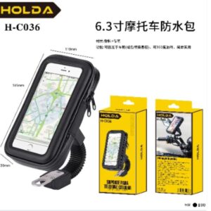 Suporte Case Capa Celular À Prova D'água 6,3'' Gps Moto Bike HOLDA H-C036