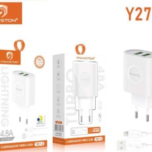 Carregador H’maston Y27-2 Iphone 2USB 4,8A