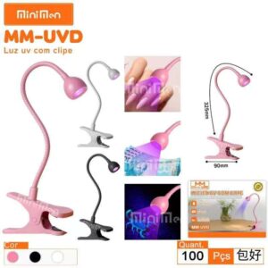 Luz Uv Com clipe Leon MM-UVD