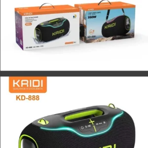 Caixa De Som Bluetooth Kaidi KD-888 350W Resistente Agua