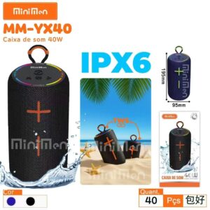 Caixa De Som 40w Leon MM-YX40 Resistente Agua