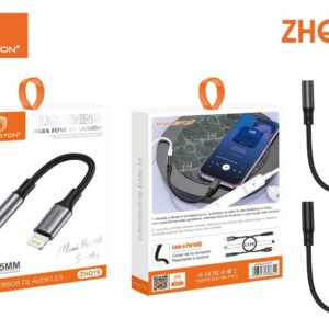 Cabo H'maston ZHQ-19 3,5MM Adaptador Iphone Para P2 Femea