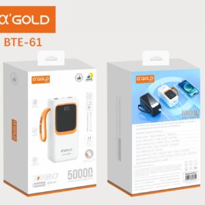 Carregador Portatil A'gold 50000MAH BTE-61 22,5W Turbo