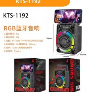 Caixa De Som Bluetooth Altomex RGB KTS-1192