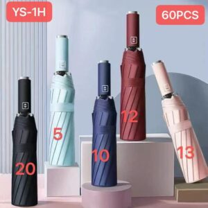 Guarda Chuva Sobrinha Automatico Quilha Dupla Dobravel A prova de Vento Quilha Dupla de blecaute solar YL YS-1H