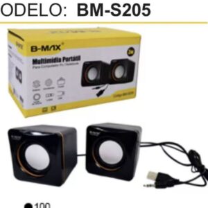 Caixa De Som para Pc Multimidia B max BM-S205