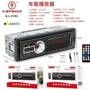 Som Automotivo Bluetooth Com Controle Remoto Kapbom KA-Z102
