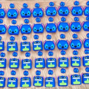 Protedor De Carregador E Cabo Stitch P/ Iphone 11 12 13 14 15 16 Pro Max