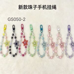 Cordão de pulso para celular com miçangas YL GS050-2
