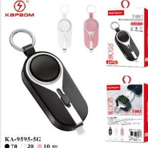 Carregador Portatil 2in1 Usb e Inducao 5G Kapbom KA-9595-5G