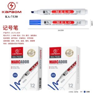 Caneta De Marcacao Azul  12pcs Kapbom KA-7530