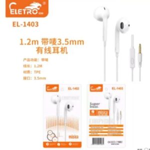 Fone De Ouvido Saquinho Com Fio E Microfone Eletromex EL-1403