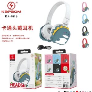 Fone Bluetooth Dinossauro Kapbom KA-9016 infantil