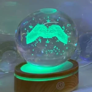 Luminaria Bola De Cristal Rotativa YL SJQ03