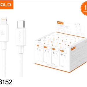 Cabo H'maston Turbo 30W Tipo C para Iphone A'gold CB152