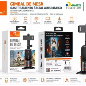 Gimbal de mesa Rasreamento Facial Automatico H'maston ZB09