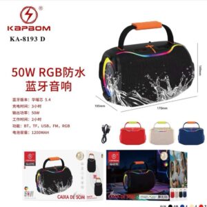 Caixa De Som Kapbom KA-8193 D 50w Resistente Agua