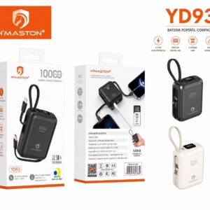 Carregador Portatil H'maston 10000mah Turbo 22,5w c/cabos YD93